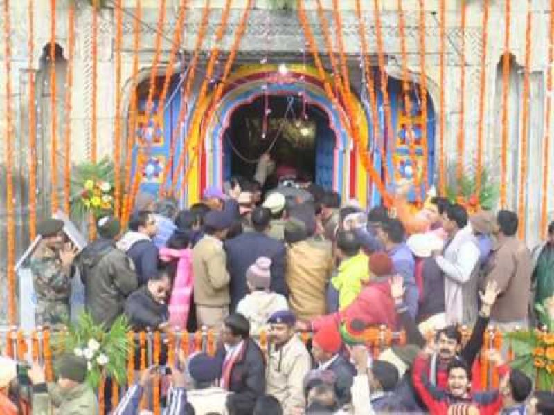  Kedarnath mandir open door for devotees