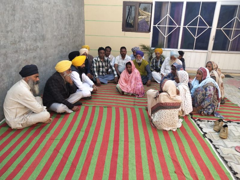 AAP MLA Kulwant Pandori visits family of diseased farmer