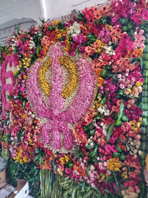 Decoration at Darbar Sahib 