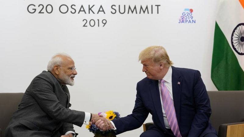 Narendra Modi and Donald Trump 