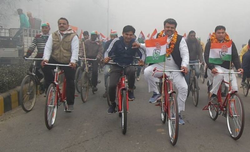 Ashok Tanwar Cycle Yatra