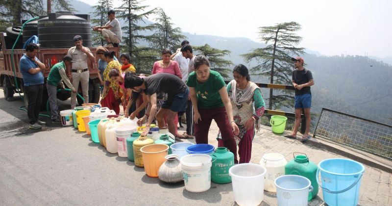 water crisis in shimla water crisis in shimla