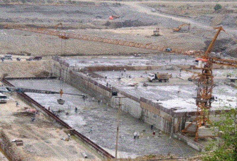 SHAHPURKANDI DAM PROJECT WORK 