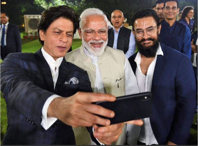 Stars at PM Modi House