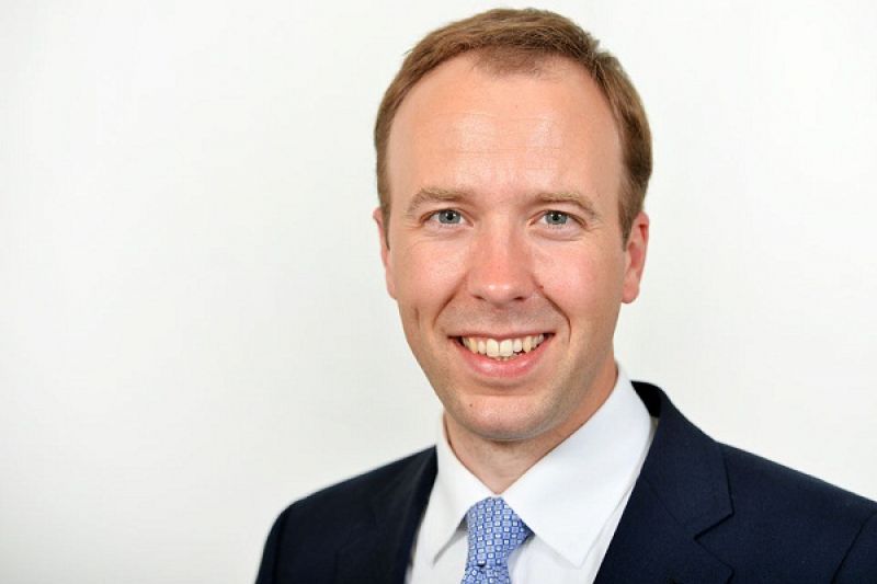 Britain health minister Matt Hancock