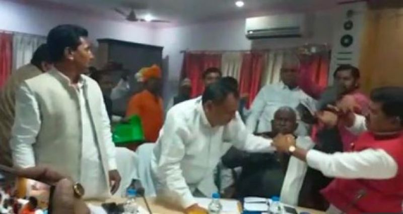 BJP MP beat BJP MLA-2