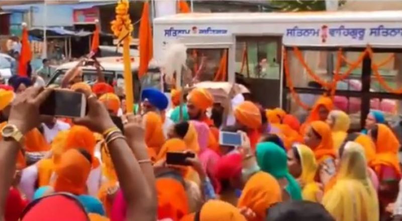 International Nagar Kirtan departure from Bareilly