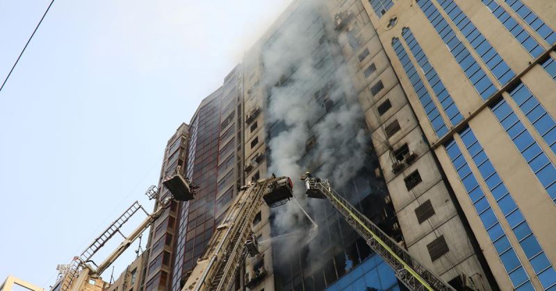 Fire Collapses in Dhaka