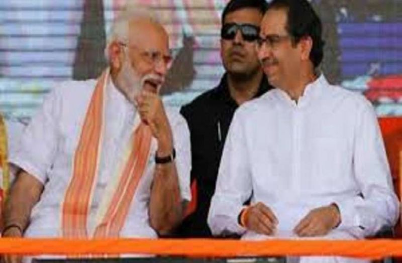 Uddhav Thackeray With Narendra Modi