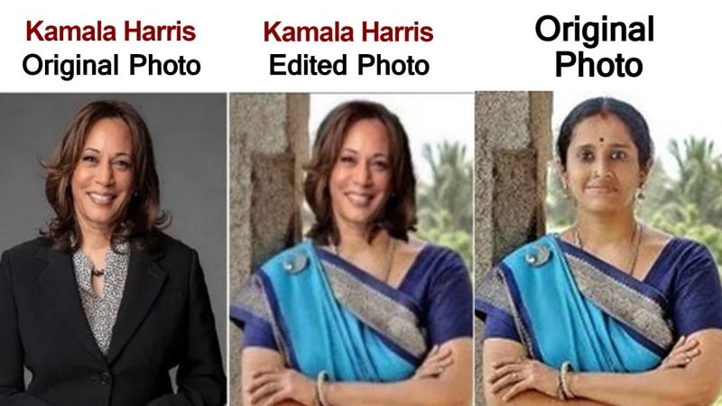 Kamala Harris  Edited Photo Viral 