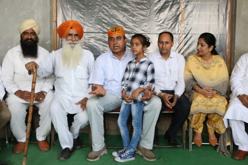 Captain Sandeep Singh Sandhu during election campaign