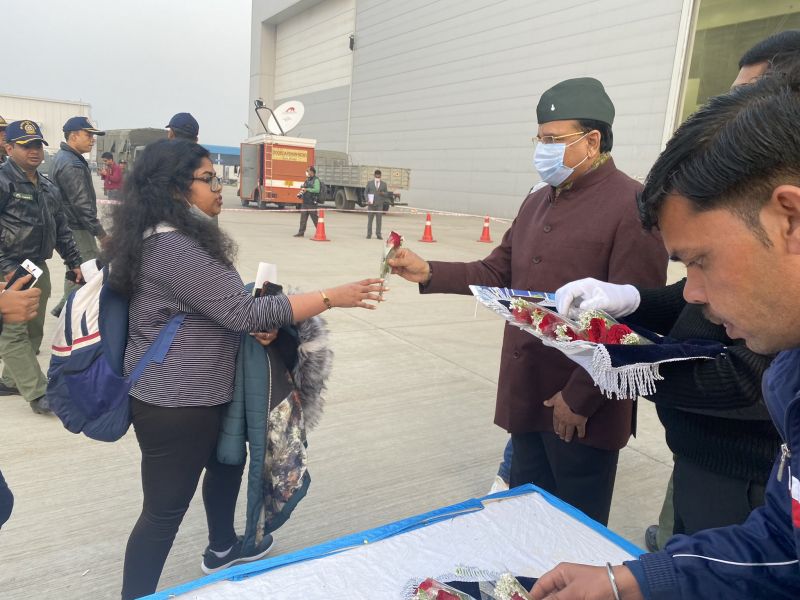 Two C-17 Indian Air Force aircrafts carrying Indian passengers from Ukraine lands at Hindan