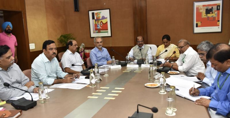 National Commission for Cleaning Employees Review Meeting with Punjab officials