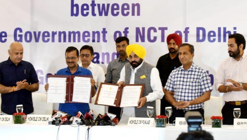 Delhi and Punjab sign knowledge-sharing agreement