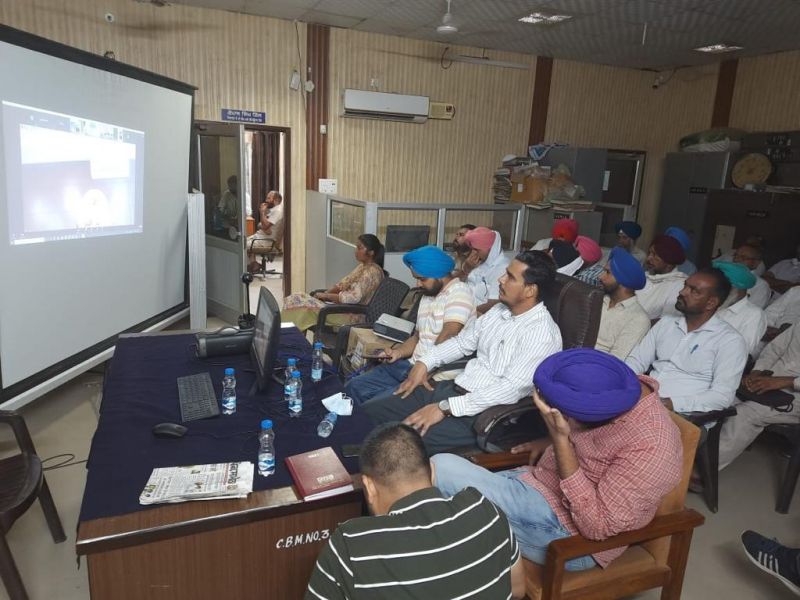 Webinar-cum-training session on usage of agri-machinery for paddy straw management Webinar-cum-training session on usage of agri-machinery for paddy straw management