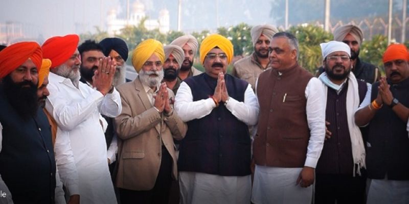 Punjab BJP leaders leave for Kartarpur sahib
