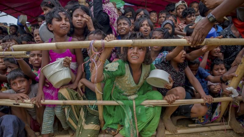 Rohingya refugee camps In India