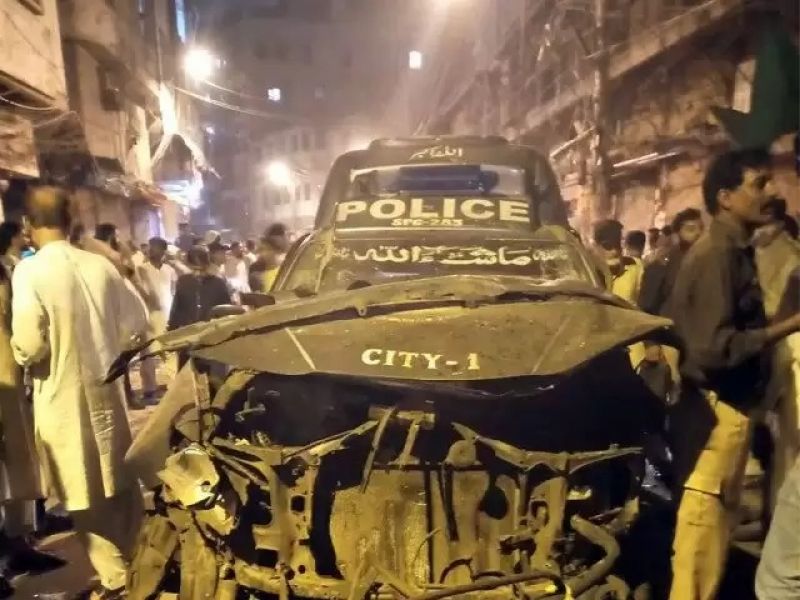 IED blast near mosque in Karachi