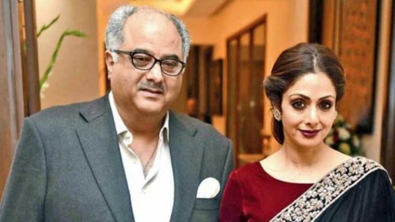 Boney Kapoor and Sridevi
