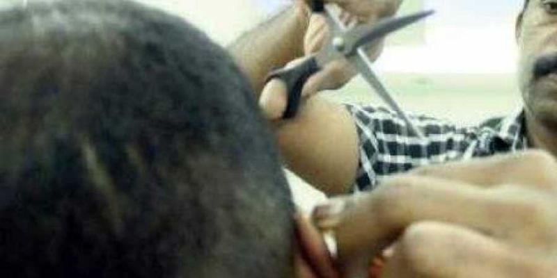 Telangana Medak 150 girls hair cut