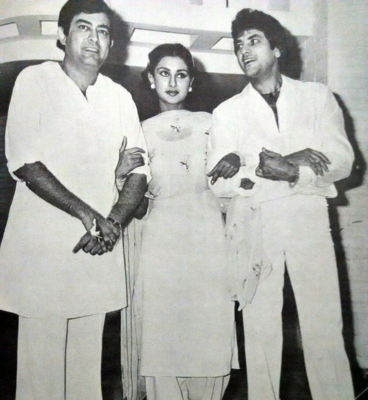 Sanjeev Kumar, Poonam Dhillon and Jeetendra