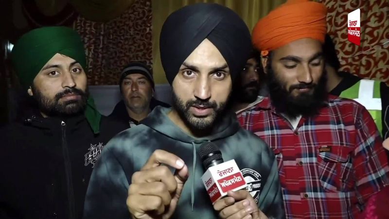 Gurjeet Singh at farmers Protest Delhi