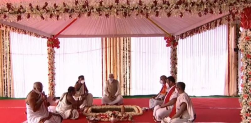 PM Modi lays foundation-stone of new Parliament building