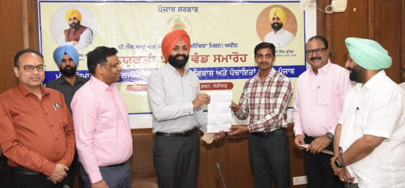 Minister Laljit Singh Bhullar hands over appointment letters to 134 employees