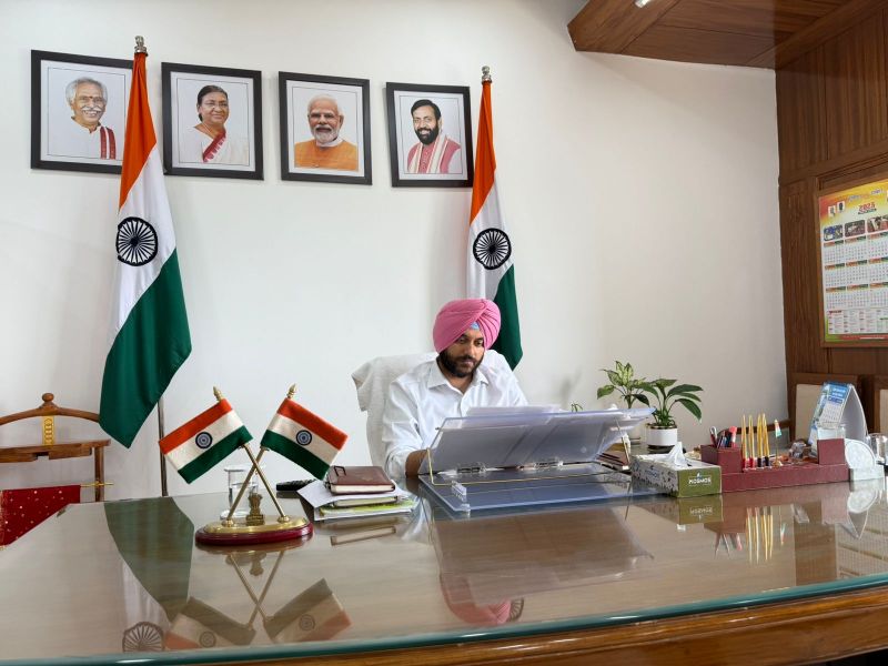 Extension of deputation period of Dr. Prabhleen Singh Haryana News