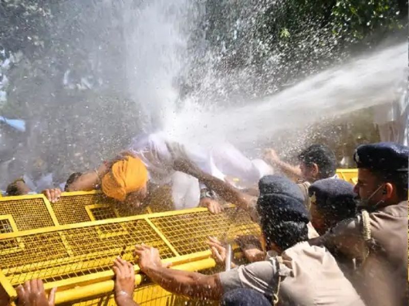 AAP Protest in Chandigarh