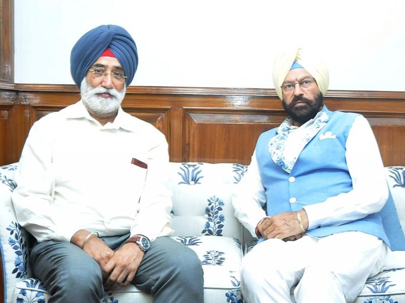 Army veteran Lt. Gen. Jagbir Singh Cheema  meet Rana Gurmit Singh Sodhi