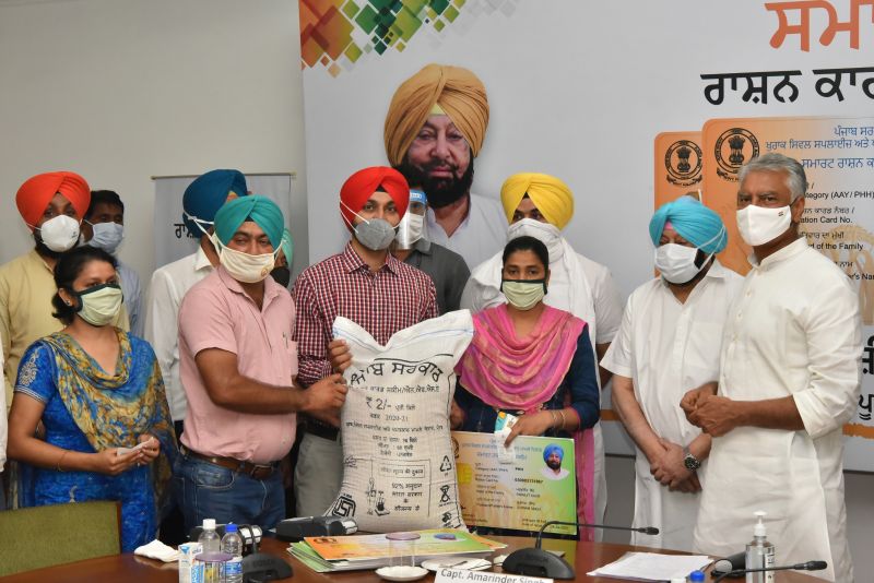 Capt Amarinder rolls out state-wide Smart Ration Card scheme to cover 1.41 cr NFSA beneficiaries