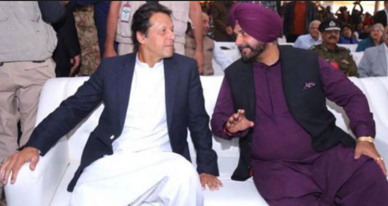 Imran Khan and Sidhu 