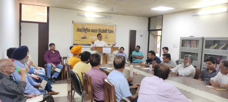  Joshi Foundation Organizes Anti Drugs Awareness Program In Sector 15 Community Center