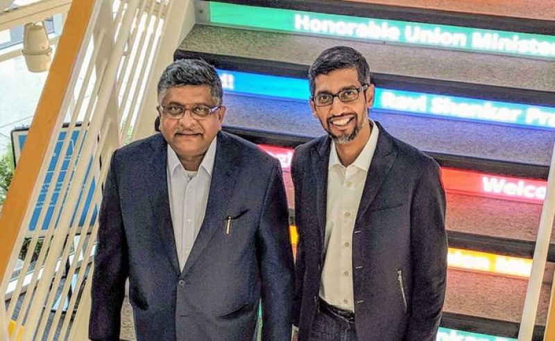 Sundar Pichai and ravi prasad