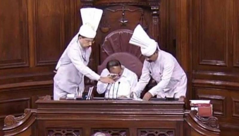 Venkaiah Naidu gets emotional over ruckus in Parliament