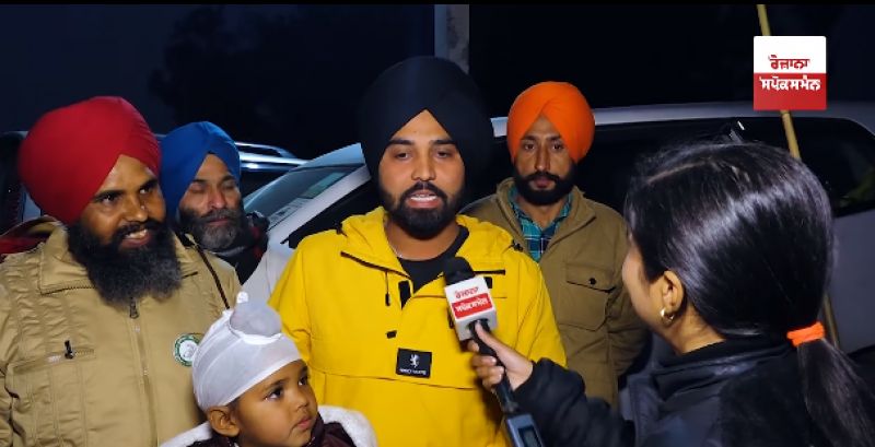 Tiktok star noor at Farmers Protest