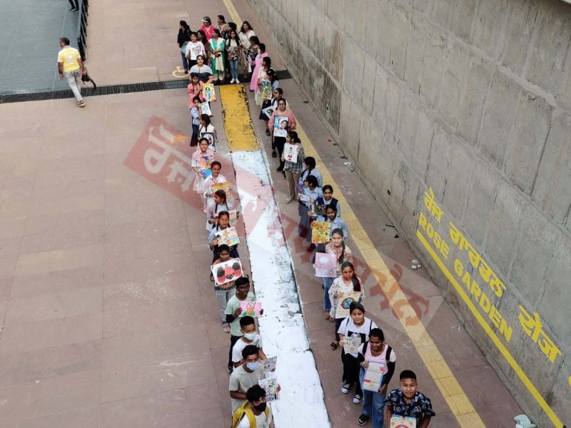 Children in Chandigarh raise awareness on World No-Tobacco Day