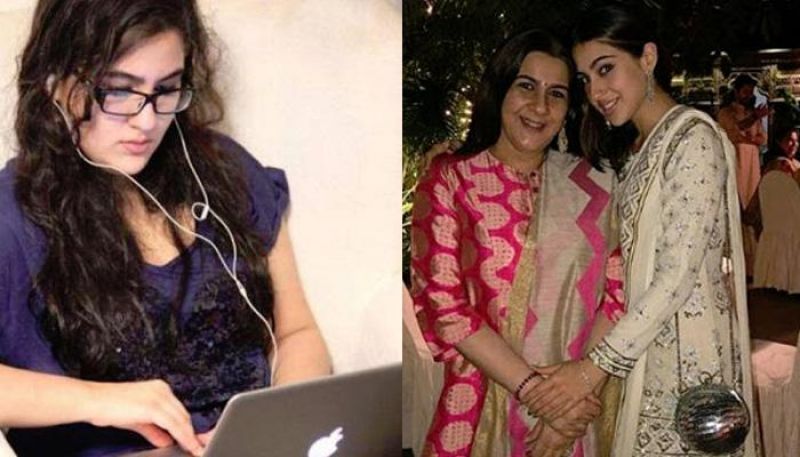 Sara Ali Khan and Amrita Singh