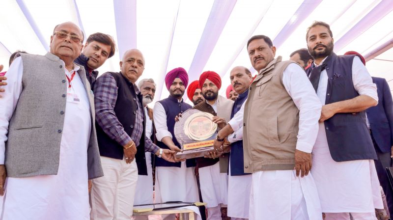 CM Channi at Fazilka