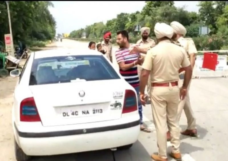 Bathinda policeman slaps youth video viral
