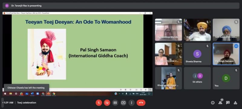 Celebrated the festival of  Teej