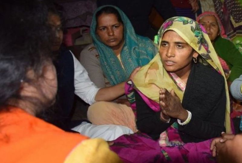 Mother of Sanjali is on Hunger strike