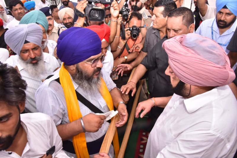 CM Captain Amrinder Singh visit flood affected areas CM Captain Amrinder Singh visit flood affected areas