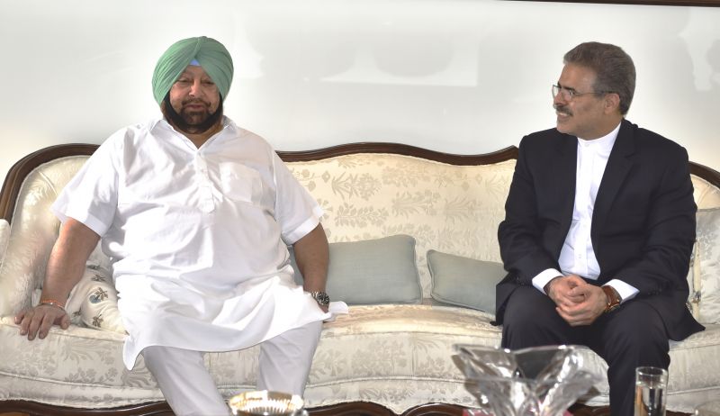 Captain Amarinder Singh meets Iran Ambassador Ali Chegeni
