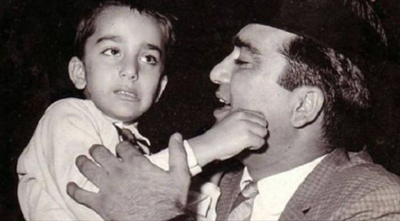 sanjay dutt with his father 