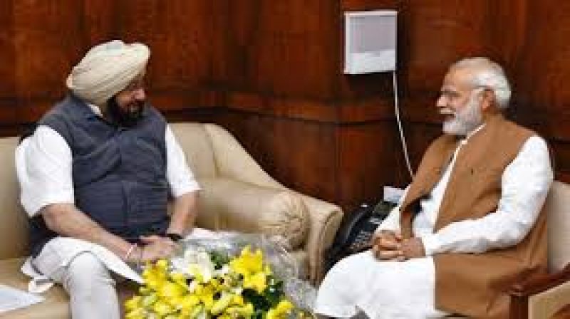 Captain Amarinder Singh meets PM Modi