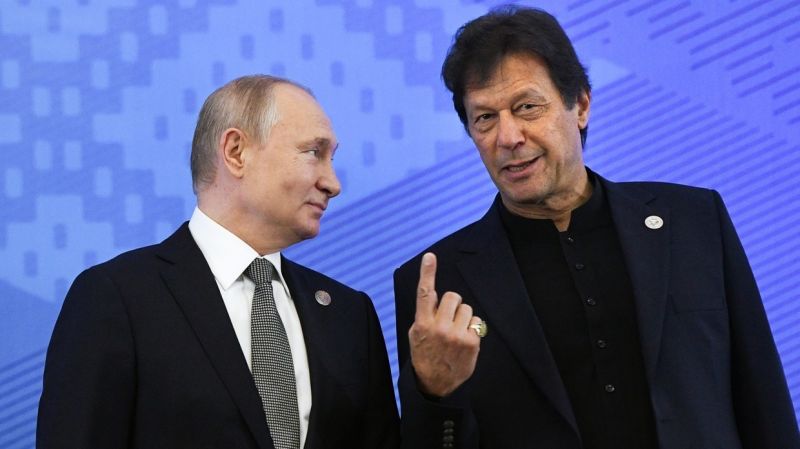 imran khan with Vladimir Putin imran khan with Vladimir Putin