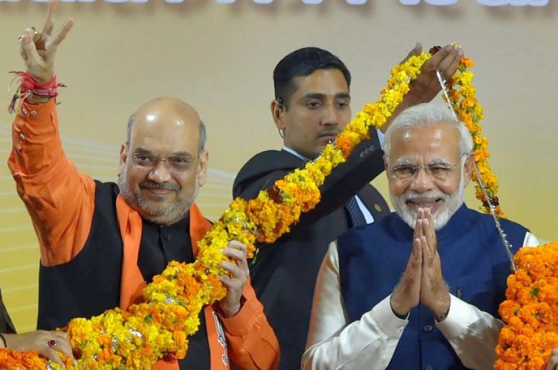 amit shah and pm modi 