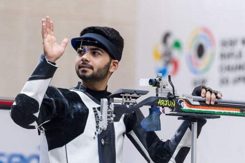 Arjun Babuta wins 3 shooting gold for India